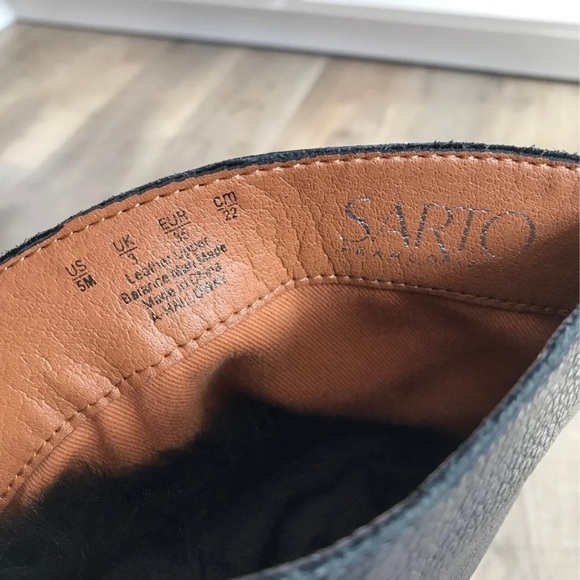 Franco sarto black riding boots size 5 - Picture 7 of 7